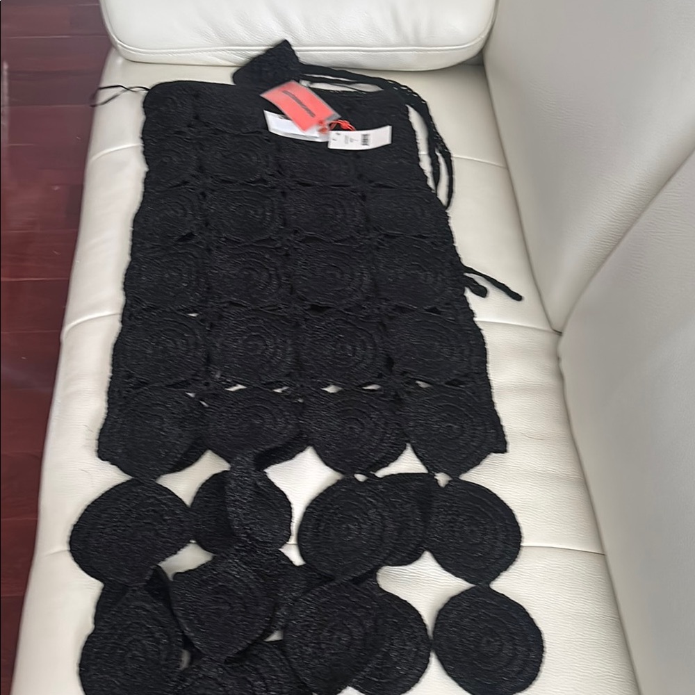 Black Crochet dress